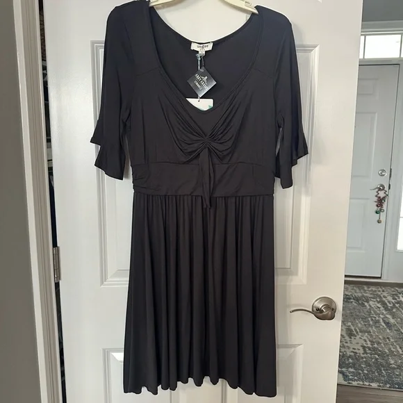 Umgee Black Midi Dress - Picture 2 of 5